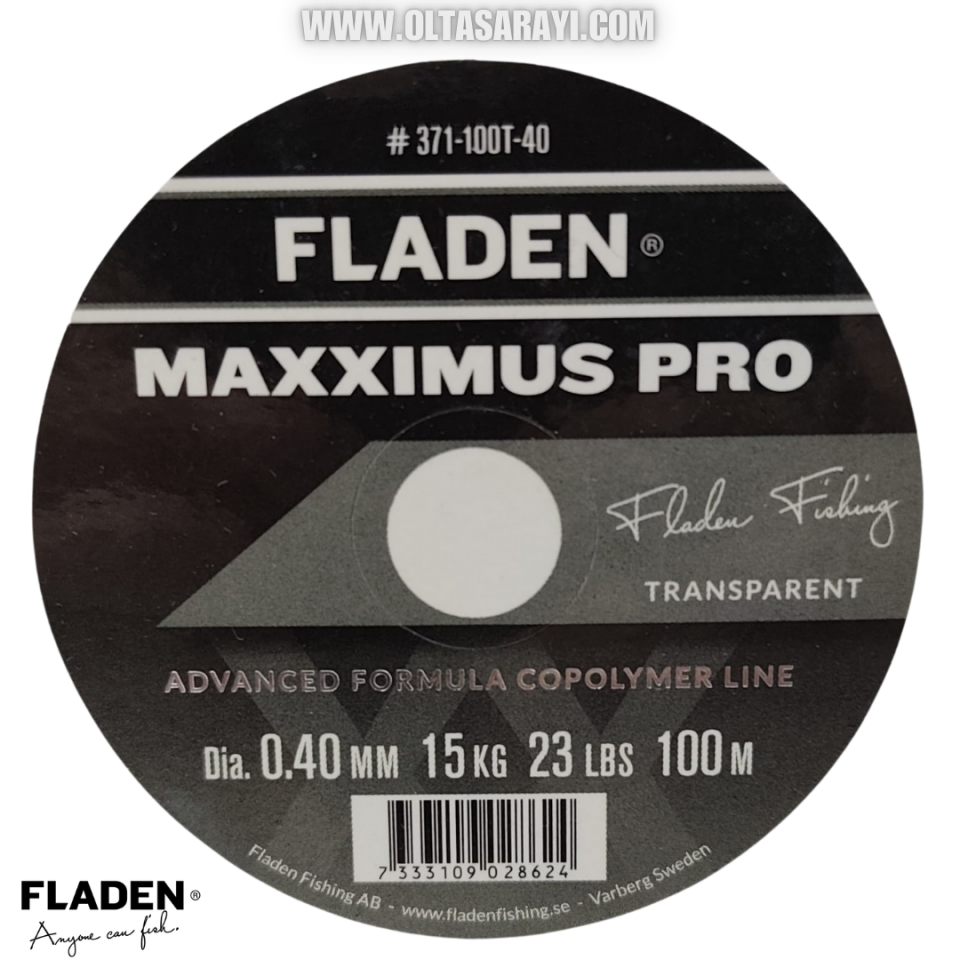 Fladen Maxximus İgfa Pro Şeffaf & Gri Monoflament Yekpare Olta  Misinası