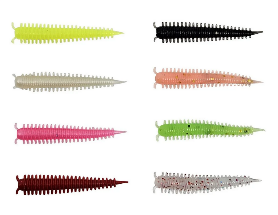 Kendo Zombie Worm LRF Silikonu 4 Cm 8 Adet Mix Color