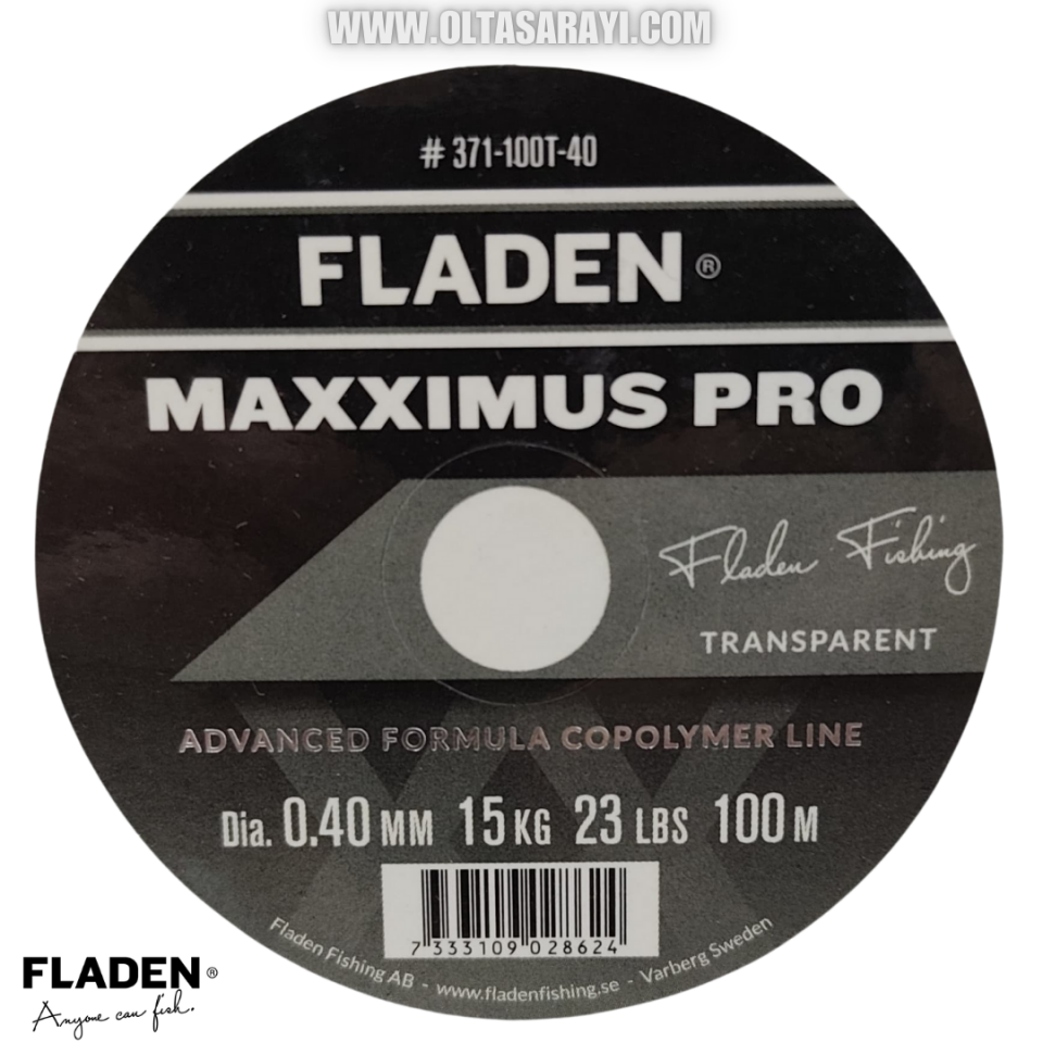 Fladen Maxximus İgfa Pro Şeffaf & Gri Monoflament Yekpare Olta  Misinası 35MM-Şeffaf