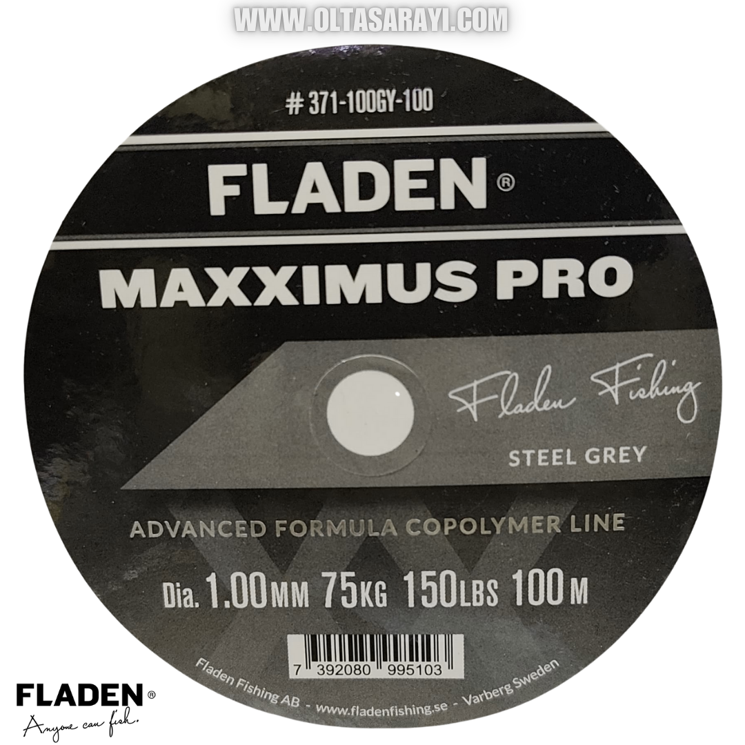 Fladen Maxximus İgfa Pro Şeffaf & Gri Monoflament Yekpare Olta  Misinası 80MM-Grey