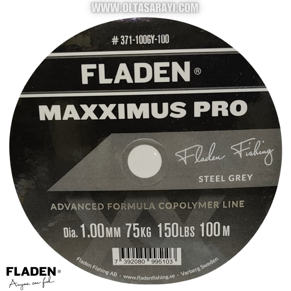 Fladen Maxximus İgfa Pro Şeffaf & Gri Monoflament Yekpare Olta  Misinası 80MM-Grey