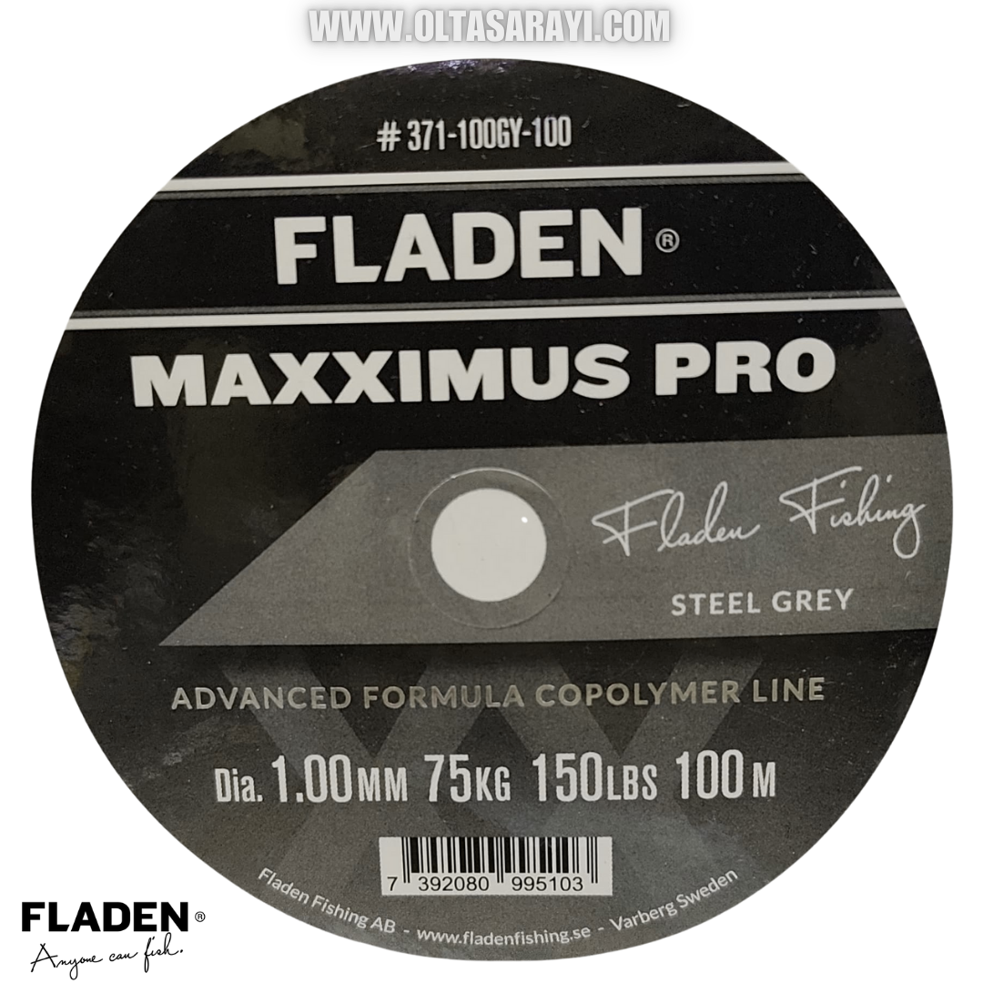 Fladen Maxximus İgfa Pro Şeffaf & Gri Monoflament Yekpare Olta  Misinası 90mm-Grey