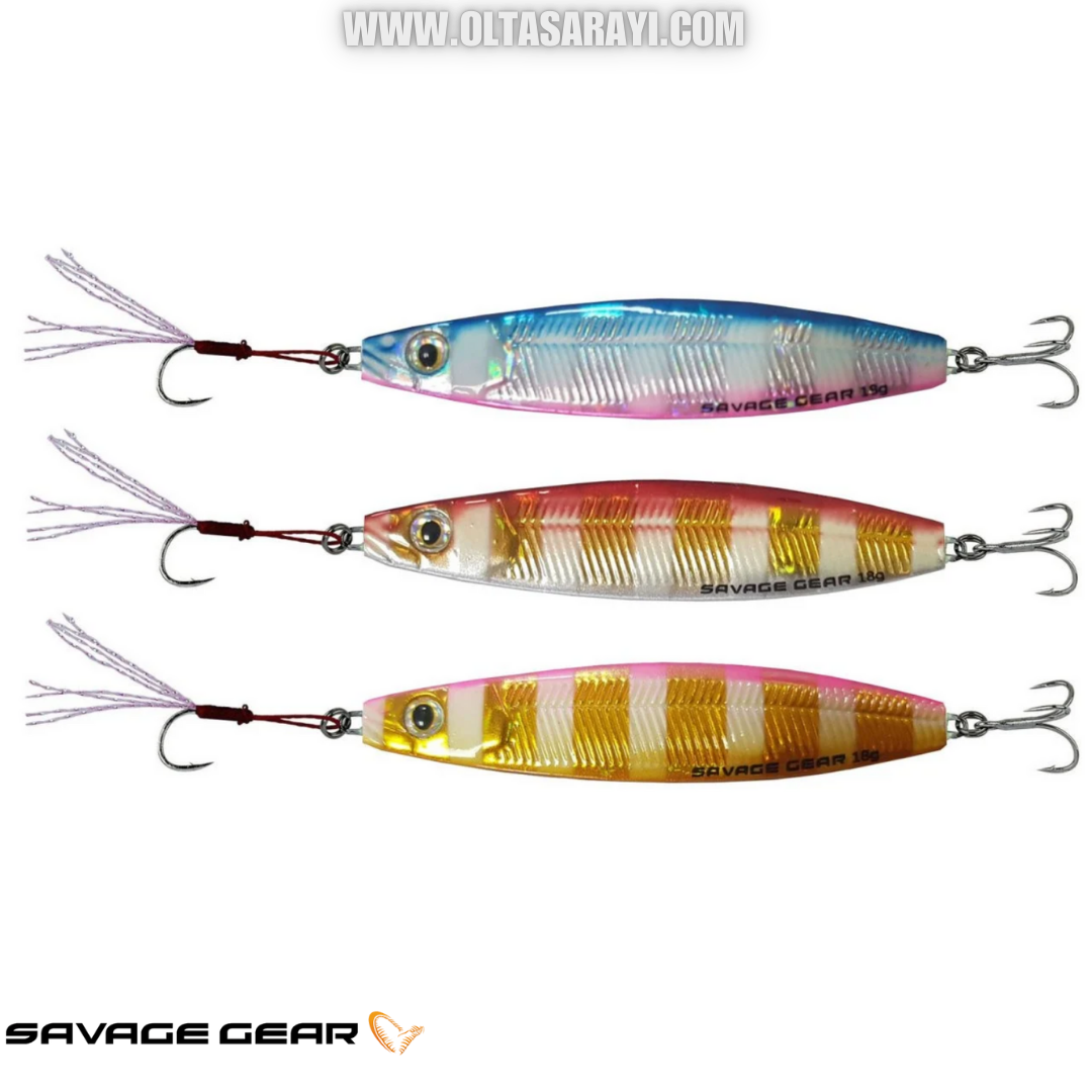 Savage Gear LF Psycho Sprat 3 Adet (Turkish Zebra Mix2) Sahte Balık 14 Gr