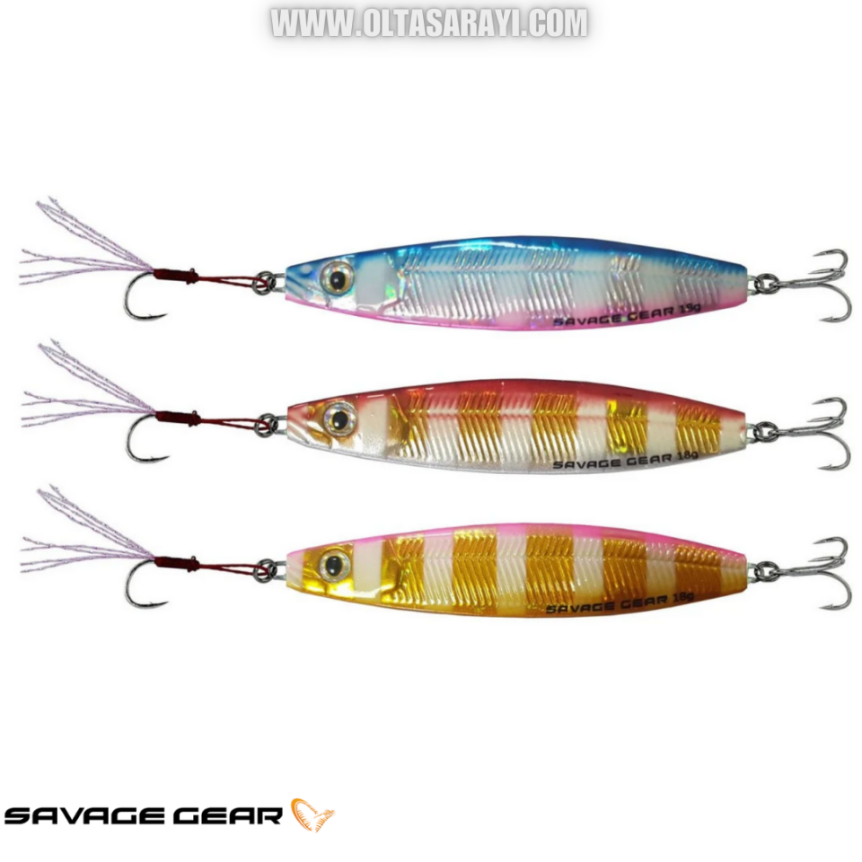 Savage Gear LF Psycho Sprat 3 Adet (Turkish Zebra Mix2) Sahte Balık 14 Gr