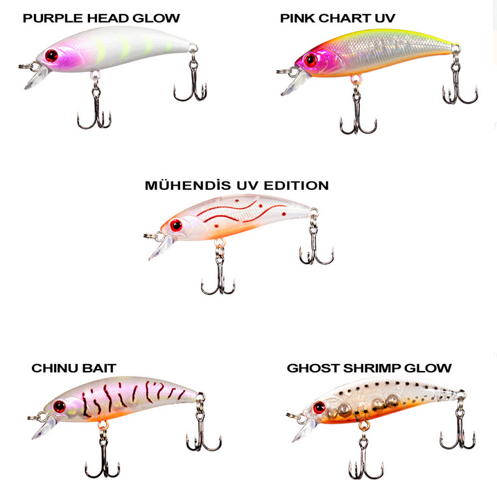 Ryuji Baby Minnow Sinking 5cm 4.5gr Maket Yem