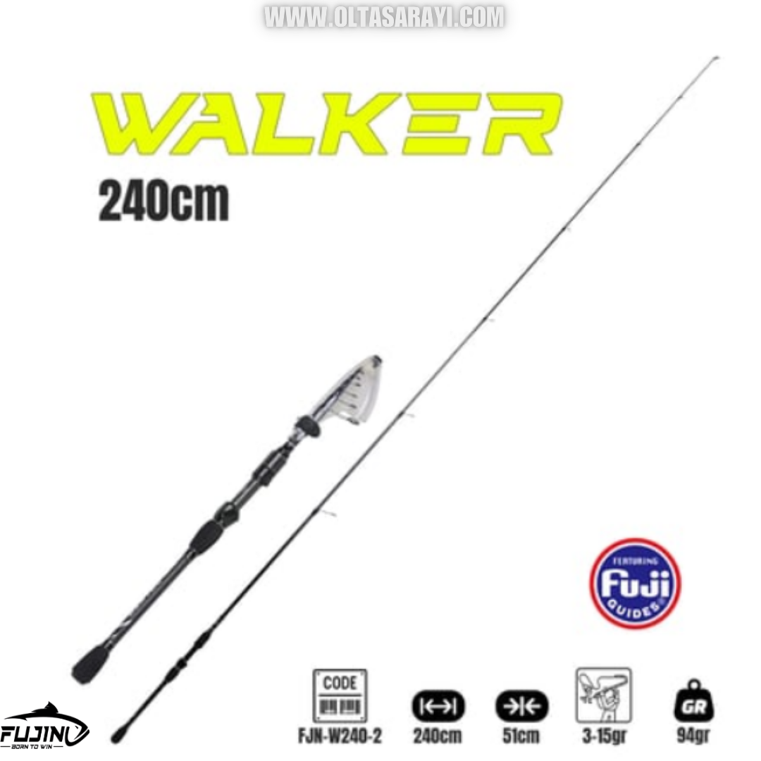 Fujin Walker 240 Cm 3-15 Gr Teleskopik Spin Olta Kamışı