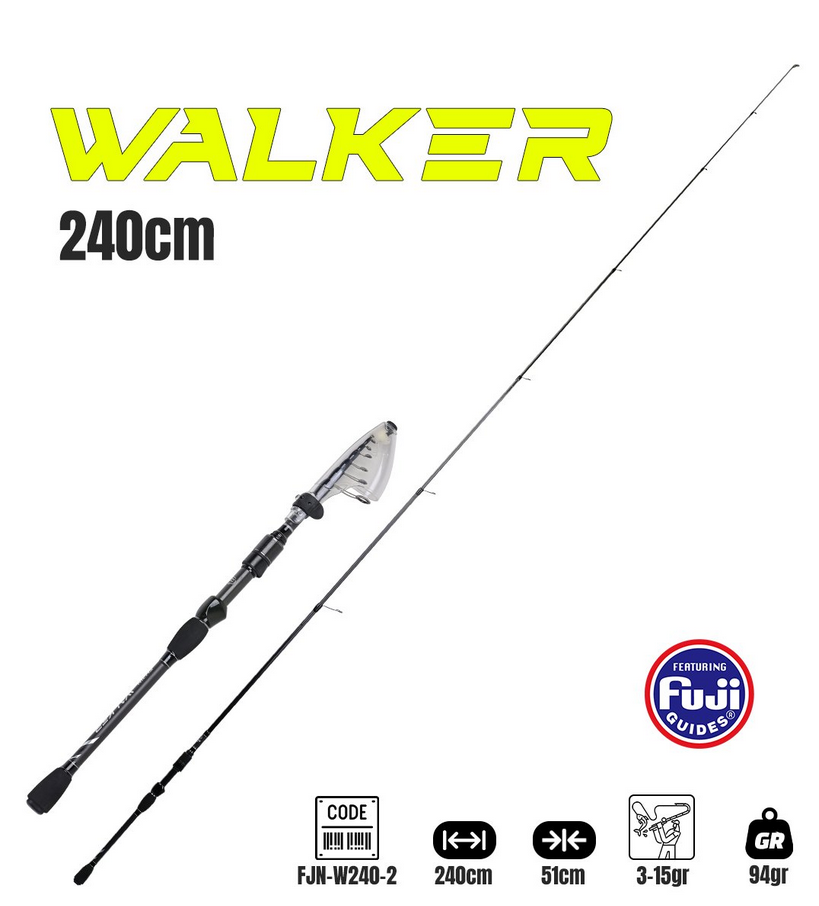 Fujin Walker 240 Cm 3-15 Gr Teleskopik Spin Olta Kamışı