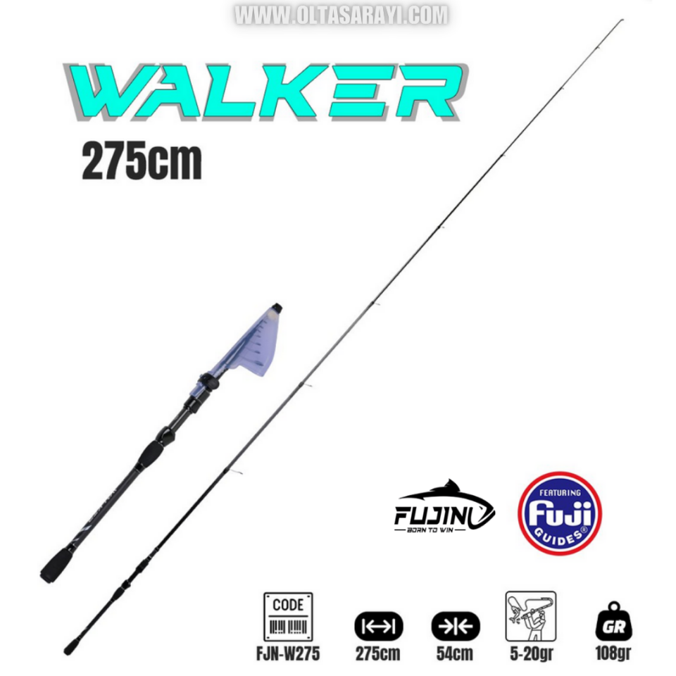 Fujin Walker 275 Cm 5-20 Gr Teleskopik Spin Olta Kamışı