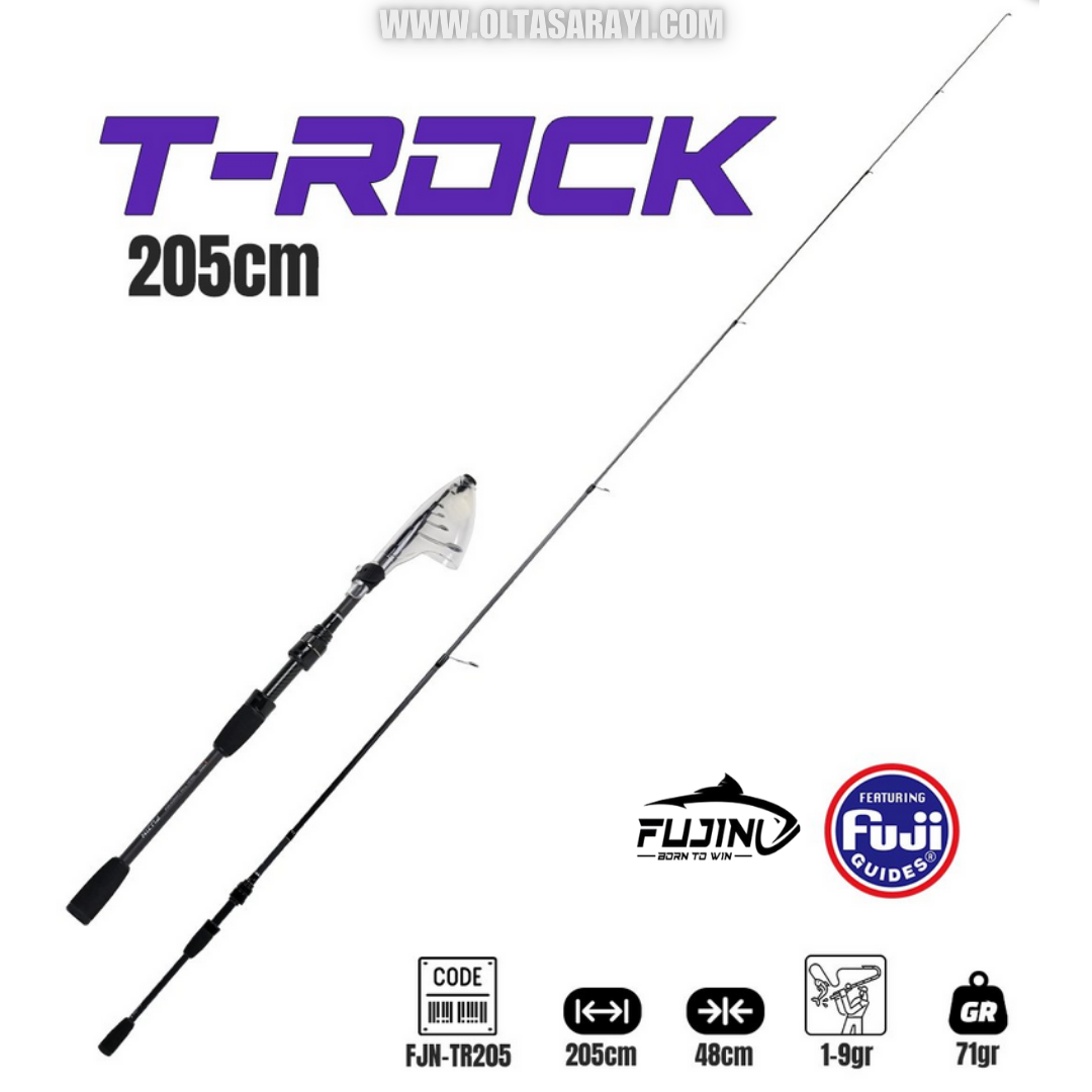 Fujin T-Rock 205 Cm 1-9 Gr Teleskopik LRF Kamışı