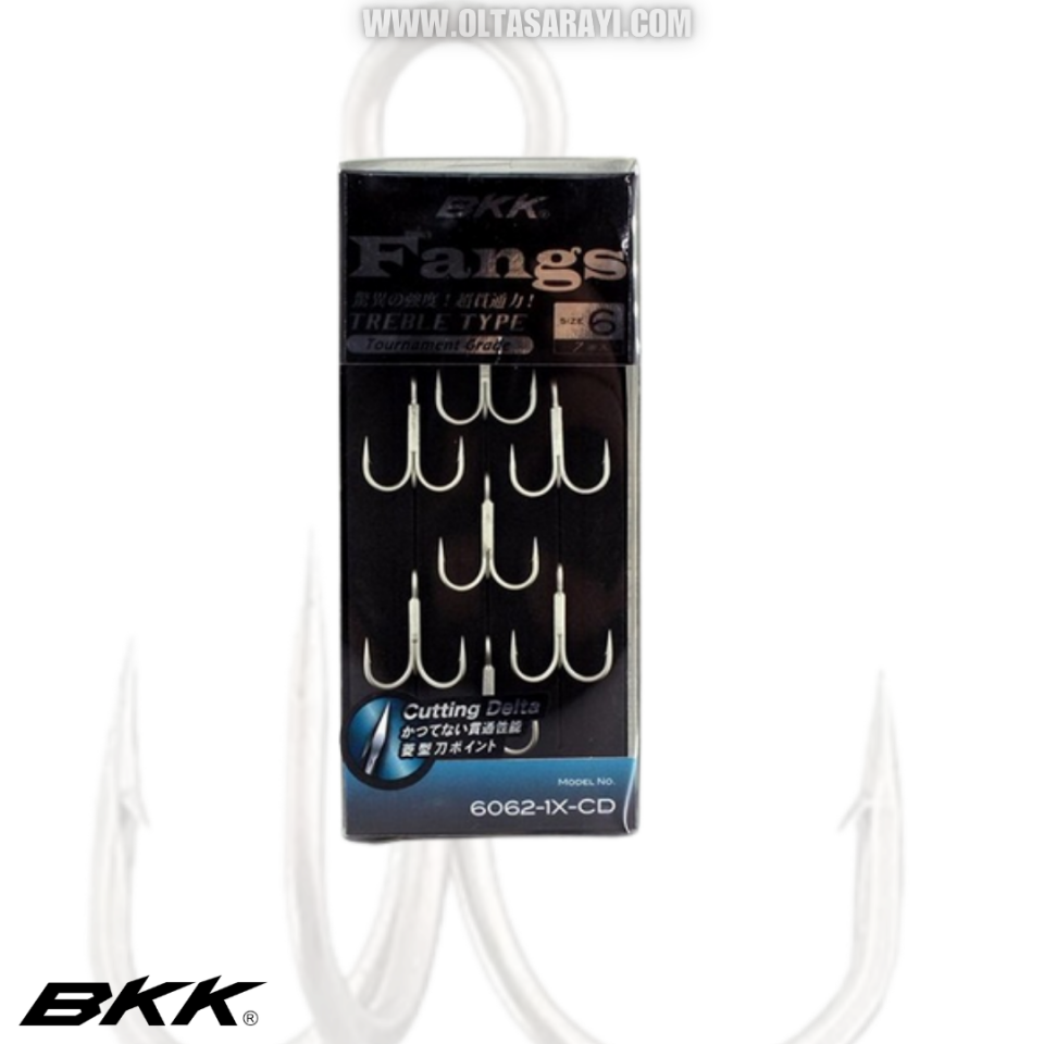 Bkk Fangs Treble Type 6062-1X-Cd Üçlü İğne