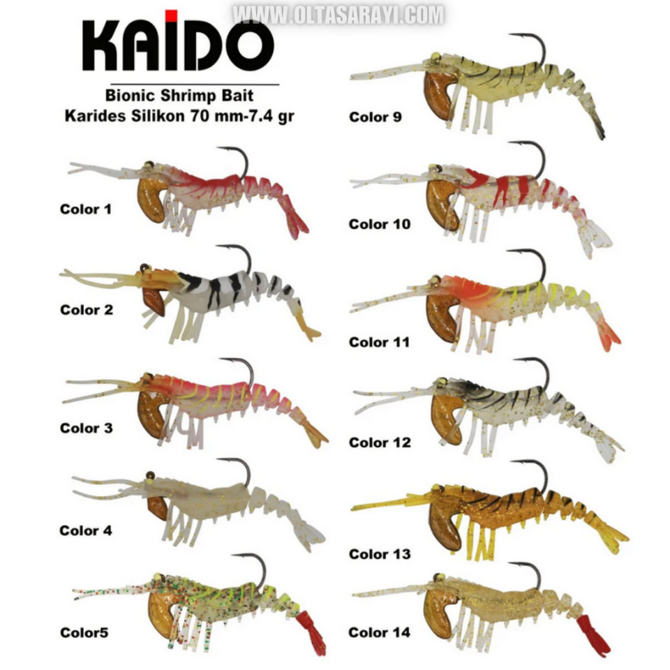 LC70S Shrimp Bait Karides 70 mm 7.4 Gr