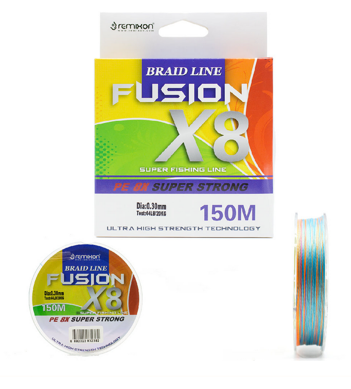 Remixon Fusion 150M X8 Multi Color İp Misina