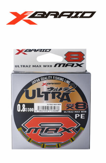 X-Braıd YGK x049 Ultra 2 Max PE WX8 300 Mt MultiColor İp Misina