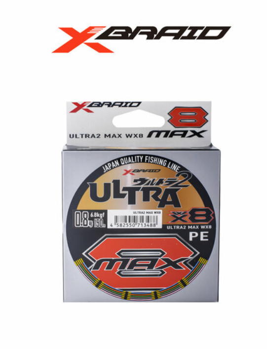 X-Braıd YGK X047 Ultra 2 Max PE WX8 150M 0.16mm 8.8KG Multicolor İp Misina
