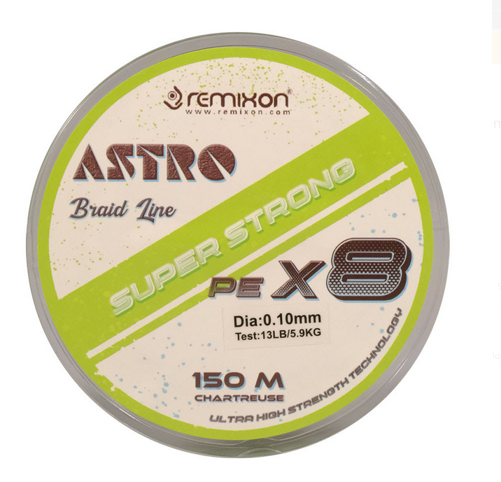 Remixon Astro 8X  150m Chartreuse İp Misina | LRF & UL