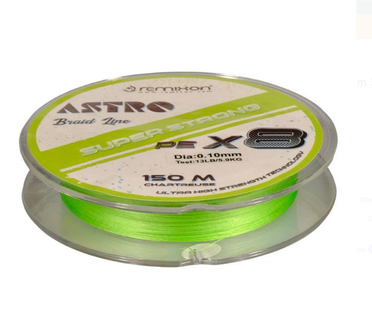 Remixon Astro 8X  150m Chartreuse İp Misina | LRF & UL