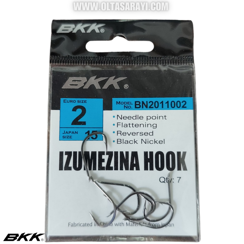 BKK Izumezina Diamond Olta İğnesi – Keskin ve Dayanıklı Yemli Av İğnesi