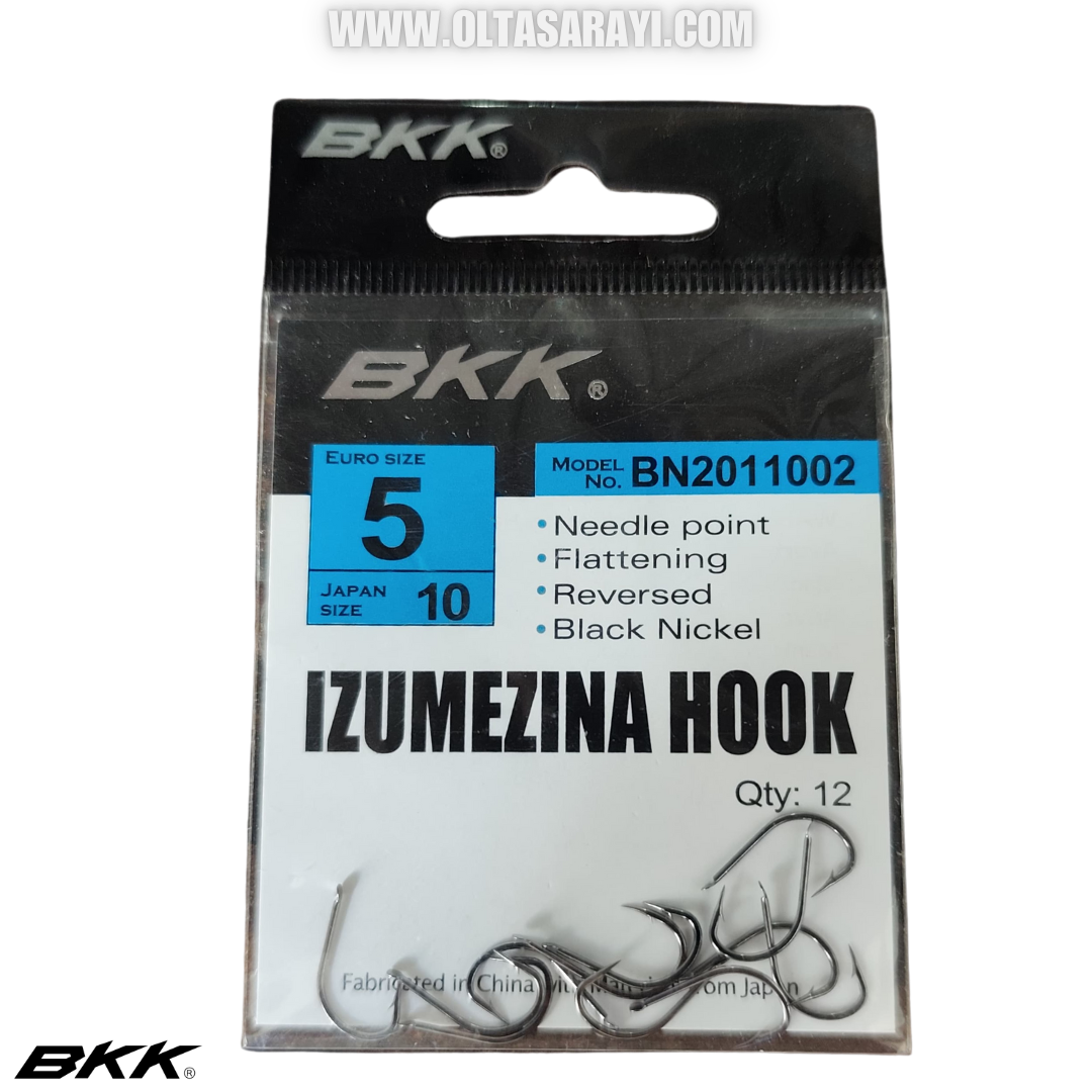 BKK Izumezina Diamond Olta İğnesi – Keskin ve Dayanıklı Yemli Av İğnesi NO:5