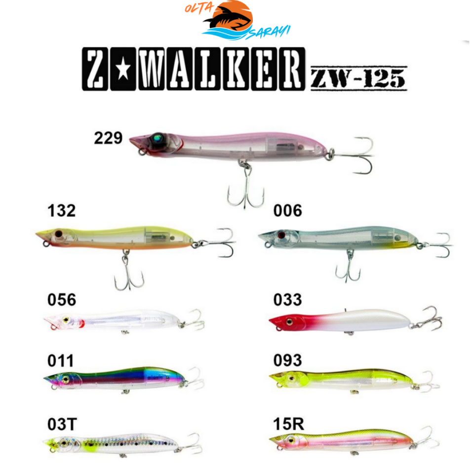 Fujin Z-Walker 125mm 18gr Su Üstü Maket Balık