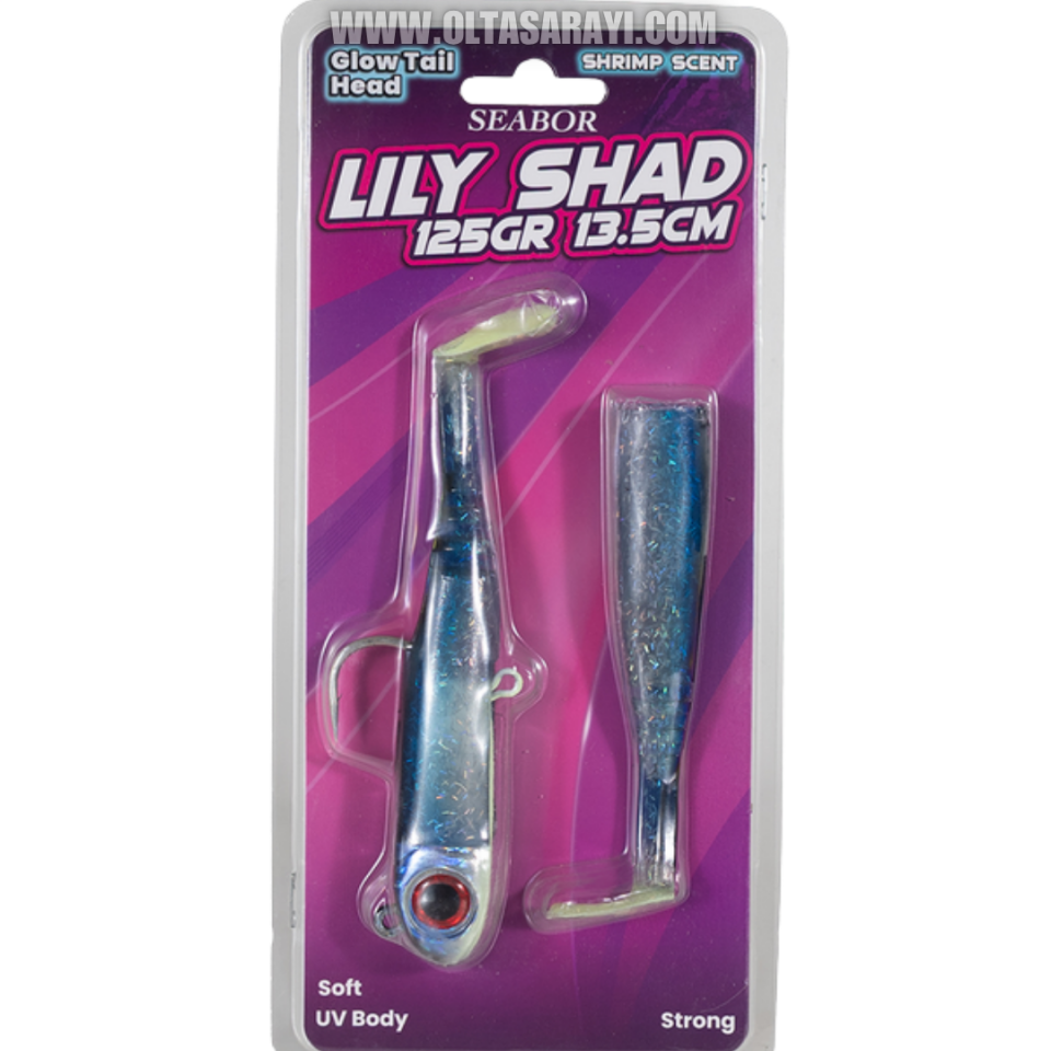 SEABOR LILY SHAD 125GR 2+1 SİLİKON YEM