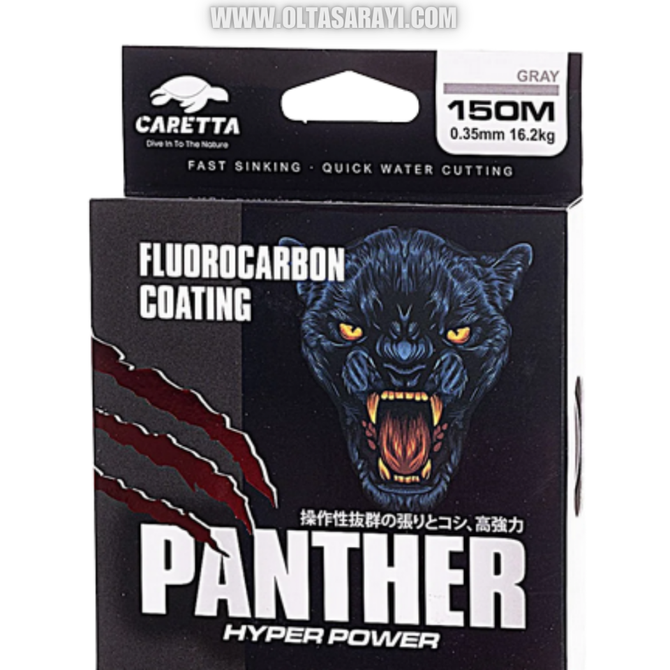 CARETTA PANTHER 150 MT FLUOROCARBON COATING MİSİNA