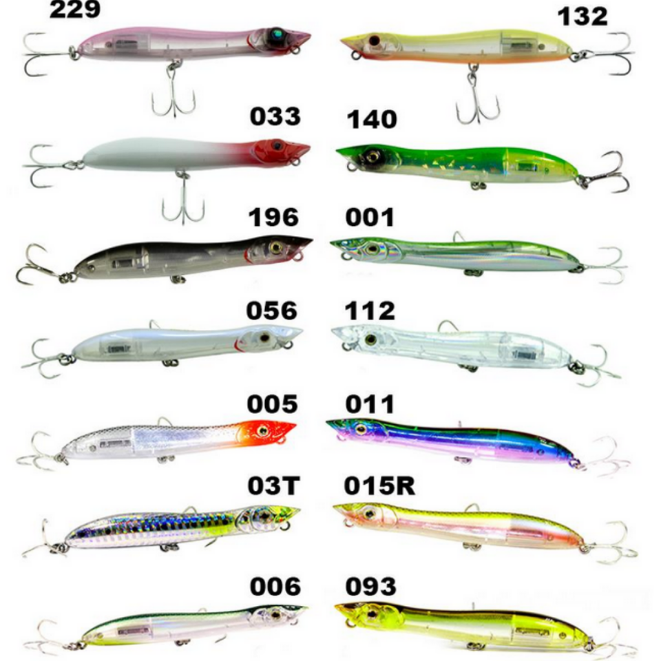 Fujin Z-Walker 100mm 11gr Su Üstü Maket Balık | Levrek & Lüfer İçin Topwater Sahte