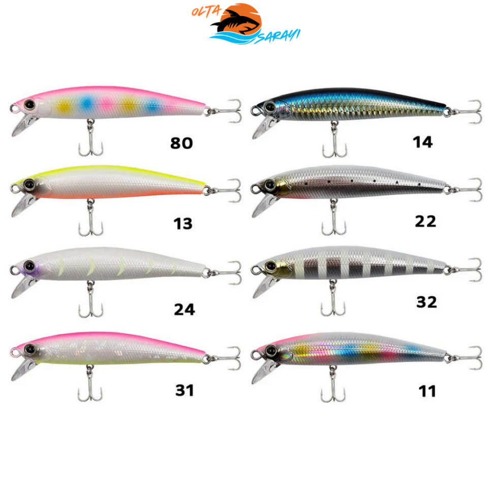 Kendo Cas Supper Deep Minnow 105S 35gr Sinking Sahte Balık | Uzak Atış Spin Yemi