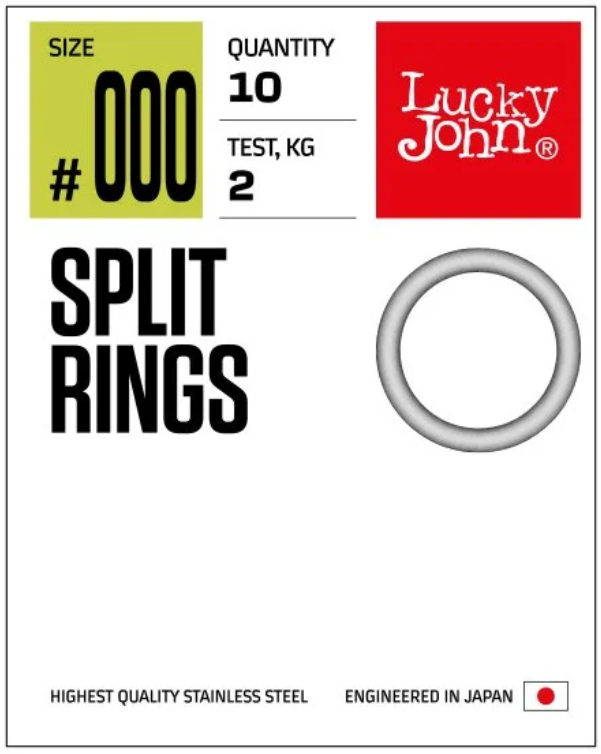 Lucky John 5117 Split Halka Klasik Seri | Güçlü İğne Bağlantı Halkası