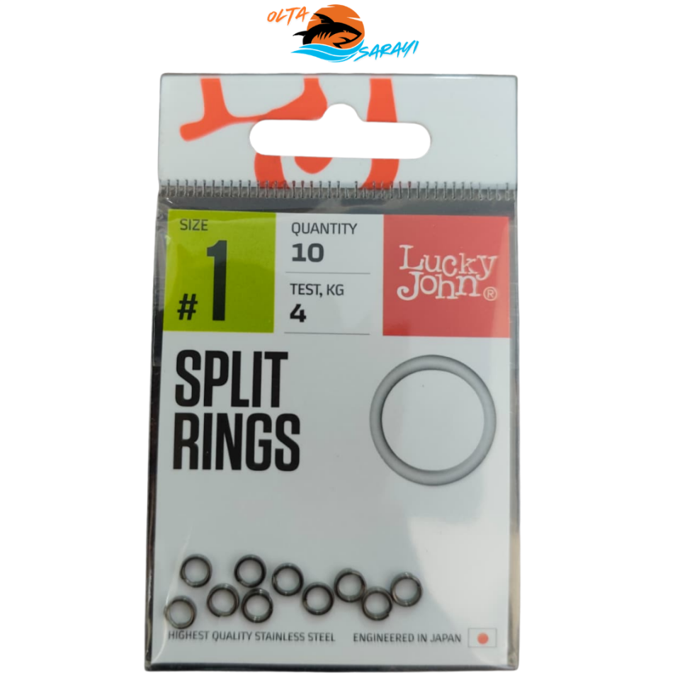 Lucky John 5117 Split Halka Klasik Seri | Güçlü İğne Bağlantı Halkası