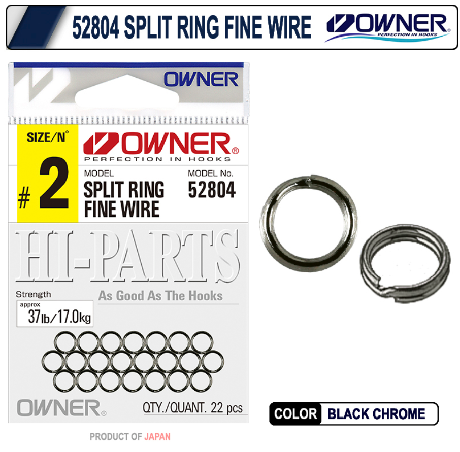 Owner 52804 Split Ring Fine Wire Halka | İnce Tel Japon Kalitesi