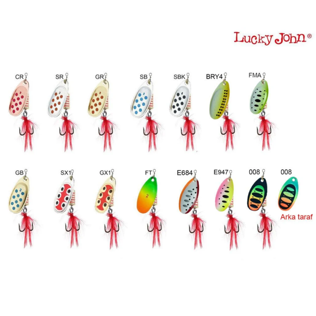 Lucky John Spin X Round Döner Kaşık 5 Gr No:2