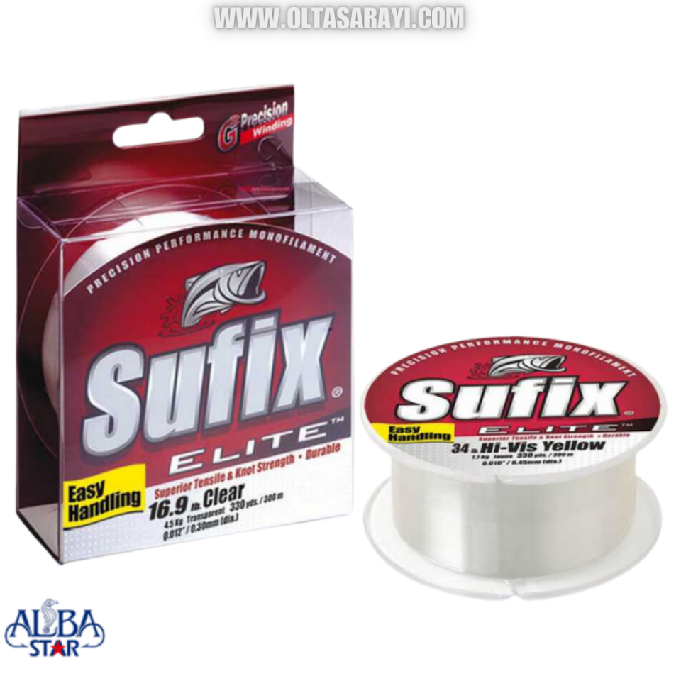 Sufix Elite 50 MM 300 Mt Fluorocarbon Misine