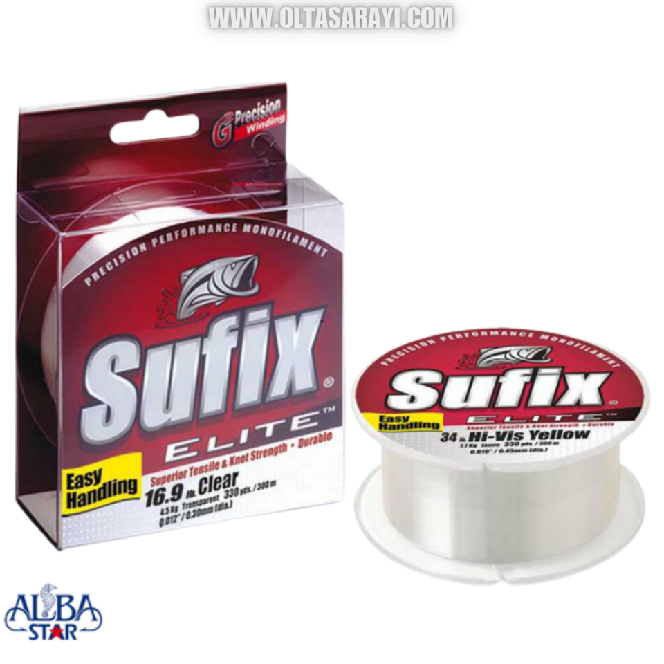 Sufix Elite 50 MM 300 Mt Fluorocarbon Misine